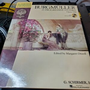 Burgmuller -25 Progressive Studies, Opus 100 Book+CD Johann Friedrich Burgmuller